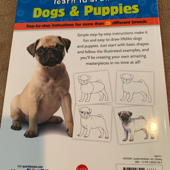 Dogs and Pappies, Learn how to draw BOOK & 20% OFF if you buy 4 items I sell ! - Picture 4 of 4